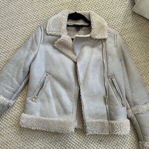 ASOS faux fur lined jacket